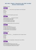 HSC 4551- Chapter 4 Questions with 100&percnt; Verified&NewLine;Answers Latest Update