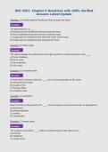 HSC 4551- Chapter 6 Questions with 100&percnt; Verified&NewLine;Answers Latest Update&NewLine;