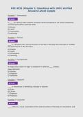 HSC 4551 &lpar;Chapter 1&rpar; Questions with 100&percnt; Verified&NewLine;Answers Latest Update