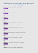 HSC 4551 Exam 4 Questions with 100&percnt; Verified Answers&NewLine;Latest Update&NewLine;