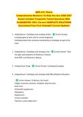 NUR 210- Pharm &NewLine;Comprehensive Resource To Help You Ace 2026-2027 &NewLine;Exams Includes Frequently Tested Questions With &NewLine;ELABORATED 100&percnt; Correct COMPLETE SOLUTIONS  &NewLine;Guaranteed Pass First Attempt&excl;&excl; Current Update&excl;&excl; 
