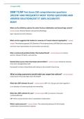 SSM TCAR Test Exam 250 comprehensive questions &NewLine;&vert;RECENT AND FREQUENTLY MOST TESTED QUESTIONS &NewLine;AND VERIFIED SOLUTIONS&sol;GET IT 100&percnt; ACCURATE&excl;&excl; &NewLine;2026&excl;&excl; 