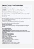 Agency&comma; Partnerships & Corporations &ndash; Business Law Study Guide & Practice Questions 2026&sol;2027