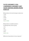 PVL3702 ASSIGNMENT 01 2026 COMPREHENSIVE ASSESSMENT SCRIPT SOLVED QUESTIONS ANSWERS UPDATED REVIEW SET&period;