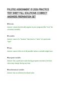 PVL3702 ASSIGNMENT 01 2026 PRACTICE TEST SHEET FULL SOLUTIONS CORRECT ANSWERS PREPARATION SET&period;
