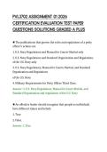 PVL3702 ASSIGNMENT 01 2026 CERTIFICATION EVALUATION TEST PAPER QUESTIONS SOLUTIONS GRADED A PLUS&period;