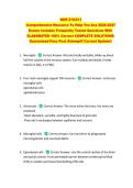 NUR 210&sol;211 &NewLine;Comprehensive Resource To Help You Ace 2026-2027 &NewLine;Exams Includes Frequently Tested Questions With &NewLine;ELABORATED 100&percnt; Correct COMPLETE SOLUTIONS  &NewLine;Guaranteed Pass First Attempt&excl;&excl; Current Update&excl;&excl; 