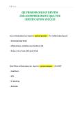 PHARMACOLOGY EXAM 1 - MULTIPLE&NewLine;CHOICE 2026 &vert;WELL REVISED EXAM WITH&NewLine;PERFECTLY ANSWERED QUESTIONS