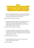 NUR 210 &NewLine;Comprehensive Resource To Help You Ace 2026-2027 &NewLine;Exams Includes Frequently Tested Questions With &NewLine;ELABORATED 100&percnt; Correct COMPLETE SOLUTIONS  &NewLine;Guaranteed Pass First Attempt&excl;&excl; Current Update&excl;&excl; 