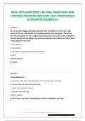AAPC CPC EXAM PREP &vert; ACTUAL QUESTIONS AND VERIFIED ANSWERS NEW 2026-2027 UPDATE&vert;PASS GUARANTEE&vert;GRADED A&plus;