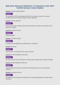 NGR 6152 Advanced PathoPhys 1-6 Questions with 100&percnt;&NewLine;Verified Answers Latest Update