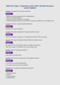 NGR 6172 Quiz 1 Questions with 100&percnt; Verified Answers&NewLine;Latest Update