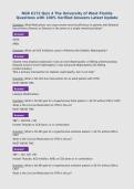 NGR 6172 Quiz 4 The University of West Florida Questions with 100&percnt; Verified Answers Latest Update
