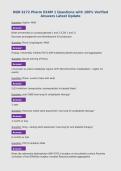 NGR 6172 Pharm EXAM 1 Questions with 100&percnt; Verified&NewLine;Answers Latest Update&NewLine;
