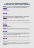 BUNDLE FOR NR 283 EXAMS with UPDATED Questions and  100&percnt; Verified Answers