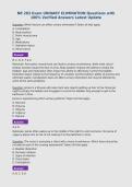 NR 283 Exam URINARY ELIMINATION Questions with&NewLine;100&percnt; Verified Answers Latest Update