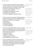Med Surg 2 Respiratory Exam Study Guide &vert; Respiratory Nursing Review & Practice 2026&sol;2027