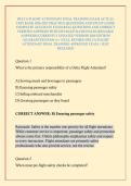 DELTA FLIGHT ATTENDANT FINAL TRAINING EXAM ACTUAL TEST BANK 2026&sol;2027 PRACTICE QUESTIONS AND STUDY GUIDE COMPLETE ACCURATE EXAM REAL QUESTIONS AND CORRECT VERIFIED ANSWERS WITH DETAILED RATIONALES &lpar;RELIABLE ANSWERS&rpar; CURRENTLY UPDATED VERSION 2026 EDITION 