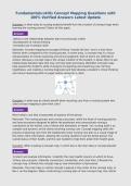 Fundamentals&colon;skills Concept Mapping Questions with&NewLine;100&percnt; Verified Answers Latest Update
