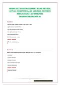 ARDMS RVT DAVIES REGISTRY EXAM REVIEW &vert; ACTUAL QUESTIONS AND VERIFIED ANSWERS NEW 2026-2027 UPDATE&vert;PASS GUARANTEE&vert;GRADED A&plus;