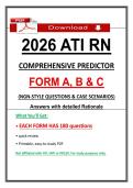 2026 ATI RN Comprehensive Predictor &ndash; Forms A&comma; B & C &ndash; NGN Questions &lpar;Latest PDF&rpar;