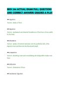 BIOS 256 ACTUAL EXAM FULL QUESTIONS&NewLine;AND CORRECT ANSWERS GRADED A PLUS&NewLine;