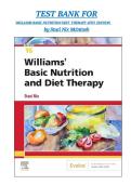 TEST BANK FOR WILLIAMS BASIC NUTRITION DIET&lowbar;THERAPY 16TH&lowbar;EDITION by Staci Nix Mcintosh&period; Latest Edition 2026