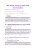 BIOS 256 Exam 1 Questions and Answers Verified&NewLine;Solutions Latest Update&NewLine;