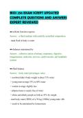 BIOS 256 EXAM SCRIPT UPDATED&NewLine;COMPLETE QUESTIONS AND ANSWERS&NewLine;EXPERT REVIEWED&NewLine;