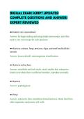 BIOS242 EXAM SCRIPT UPDATED&NewLine;COMPLETE QUESTIONS AND ANSWERS&NewLine;EXPERT REVIEWED&NewLine;