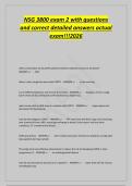 NSG 3800 exam 2 with questions&NewLine;and correct detailed answers actual&NewLine;exam&excl;&excl;&excl;2026