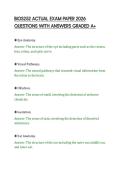BIOS252 ACTUAL EXAM PAPER 2026&NewLine;QUESTIONS WITH ANSWERS GRADED A&plus;