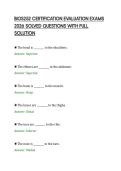 BIOS252 CERTIFICATION EVALUATION EXAMS&NewLine;2026 SOLVED QUESTIONS WITH FULL&NewLine;SOLUTION&NewLine;