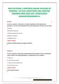NUR 230 EXAM 3 &lpar;OB&sol;PEDS&rpar; &vert;GALEN COLLEGE OF NURSING &vert; ACTUAL QUESTIONS AND VERIFIED ANSWERS NEW 2026-2027 UPDATE&vert;PASS GUARANTEE&vert;GRADED A&plus;