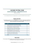 LSUS MHA 706 Final Exam Financial Management &ndash; Comprehensive Practice 2026&sol;2027 Edition