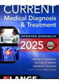 Current Medical Diagnosis and Treatment &vert; Medical Diagnosis&comma; Treatment & Clinical Practice Study Guide 2026&sol;2027