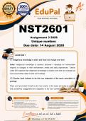 NST2601 Assignment 3 &lpar;COMPLETE ANSWERS&rpar; 2026 - DUE 14 August 2026