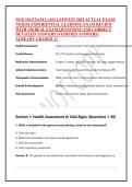 NUR 336 EXAM 1 &lpar;ASU&rpar; NEWEST 2025 ACTUAL EXAM&vert; &NewLine;NUR336 EXPERIENTIAL LEARNING EXAM REVIEW &NewLine;WITH 150 REAL EXAM QUESTIONS AND CORRECT &NewLine;DETAILED ANSWERS &lpar;VERIFIED ANSWERS&rpar; &NewLine;ALREADY GRADED A&plus; 
