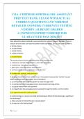 COA -CERTIFIED OPHTHALMIC ASSISTANT &NewLine;PREP TEST BANK 1 EXAM WITH ACTUAL &NewLine;CORRECT QUESTIONS AND VERIFIED &NewLine;DETAILED ANSWERS&vert; CURRENTLY TESTING &NewLine;VERSION &vert; ALREADY GRADED &NewLine;A&plus;&vert;NEWEST&vert;EXPERT VERIFIED FOR &NewLine;GUARANTEED PASS 2026&sol;2027