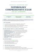 Nephrology Comprehensive Exam &ndash; KDIGO 2026 &sol; ABIM&ndash;ESENeph Blueprint &ndash; 2026&sol;2027 Edition &ndash; 120 Comprehensive Questions with Verified Answers