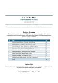 ITE 152 Exam 3 &ndash; Comprehensive Practice 2026&sol;2027 Edition