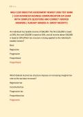 WGU C239 OBJECTIVE ASSESSMENT NEWEST 2026 TEST BANK &NewLine;&vert; C239 ADVANCED BUSINESS COMMUNICATION OA EXAM &NewLine;WITH COMPLETE QUESTIONS AND CORRECT VERIFIED &NewLine;ANSWERS &sol; ALREADY GRADED A&plus; &lpar;MOST RECENT&excl;&excl;&rpar; 