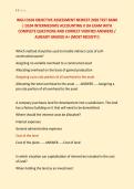 WGU D104 OBJECTIVE ASSESSMENT NEWEST 2026 TEST BANK &NewLine;&vert; D104 INTERMEDIATE ACCOUNTING II OA EXAM WITH &NewLine;COMPLETE QUESTIONS AND CORRECT VERIFIED ANSWERS &sol; &NewLine;ALREADY GRADED A&plus; &lpar;MOST RECENT&excl;&excl;&rpar; 