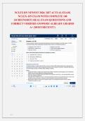 NCLEX RN EXAMS NEWEST 2026&sol; 2027 PACKAGE DEAL&vert; DIFFERENT VERSIONS WITH COMPLETE REAL EXAM AND PRACTICE QURESTIONS WITH CORRECT VERIFIED ANSWERS&sol; ALREADY GRADED A&plus;&vert; RN-NCLEX EXAM PREP &lpar;MOST RECENT&excl;&excl;&rpar;