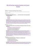 BPK 241 Final Exam Updated Questions And Correct&NewLine;Answers&NewLine;
