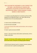 WGU D196 OBJECTIVE ASSESSMENT V1 AND V2 NEWEST 2026 &NewLine;TEST BANK &vert; D196 PRINCIPLES OF FINANCIAL AND &NewLine;MANAGERIAL ACCOUNTING OA EXAM WITH COMPLETE &NewLine;QUESTIONS AND CORRECT VERIFIED ANSWERS &sol; ALREADY &NewLine;GRADED A&plus; &lpar;MOST RECENT&excl;&excl;&rpar; 