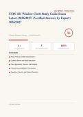 USPS 421 Window Clerk Study Guide Exam Actual 2026&sol;2027 &ndash; Complete Questions with Detailed Rationales &vert; 100&percnt; Verified Correct Answers &ndash; Pass Guaranteed &ndash; A&plus; Graded