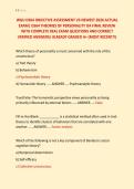 WGU D564 OBJECTIVE ASSESSMENT V3 NEWEST 2026 ACTUAL &NewLine;EXAM&vert; D564 THEORIES OF PERSONALITY OA FINAL REVIEW &NewLine;WITH COMPLETE REAL EXAM QUESTIONS AND CORRECT &NewLine;VERIFIED ANSWERS&sol; ALREADY GRADED A&plus; &lpar;MOST RECENT&excl;&excl;&rpar;
