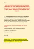 WGU C961 OBJECTIVE ASSESSMENT AND PRACTICE EXAM &NewLine;NEWEST 2026 TEST BANK&vert; C961 ETHICS IN TECHNOLOGY OA &NewLine;EXAM REVIEW WITH COMPLETE REAL EXAM QUESTIONS AND &NewLine;CORRECT VERIFIED ANSWERS&sol; ALREADY GRADED A&plus; &lpar;MOST &NewLine;RECENT&excl;&excl;&rpar;