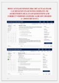 HESI CAT EXAMS NEWEST 2026&sol; 2027 PACKAGE DEAL&vert; CAT HESI EXIT EXAM PREP WITH COMPLETE REAL EXAM QURESTIONS AND CORRECT DETAILED ANSWERS &lpar;VERIFIED ANSWERS&rpar; ALREADY GRADED A&plus; &lpar;MOST RECENT&excl;&excl;&rpar;